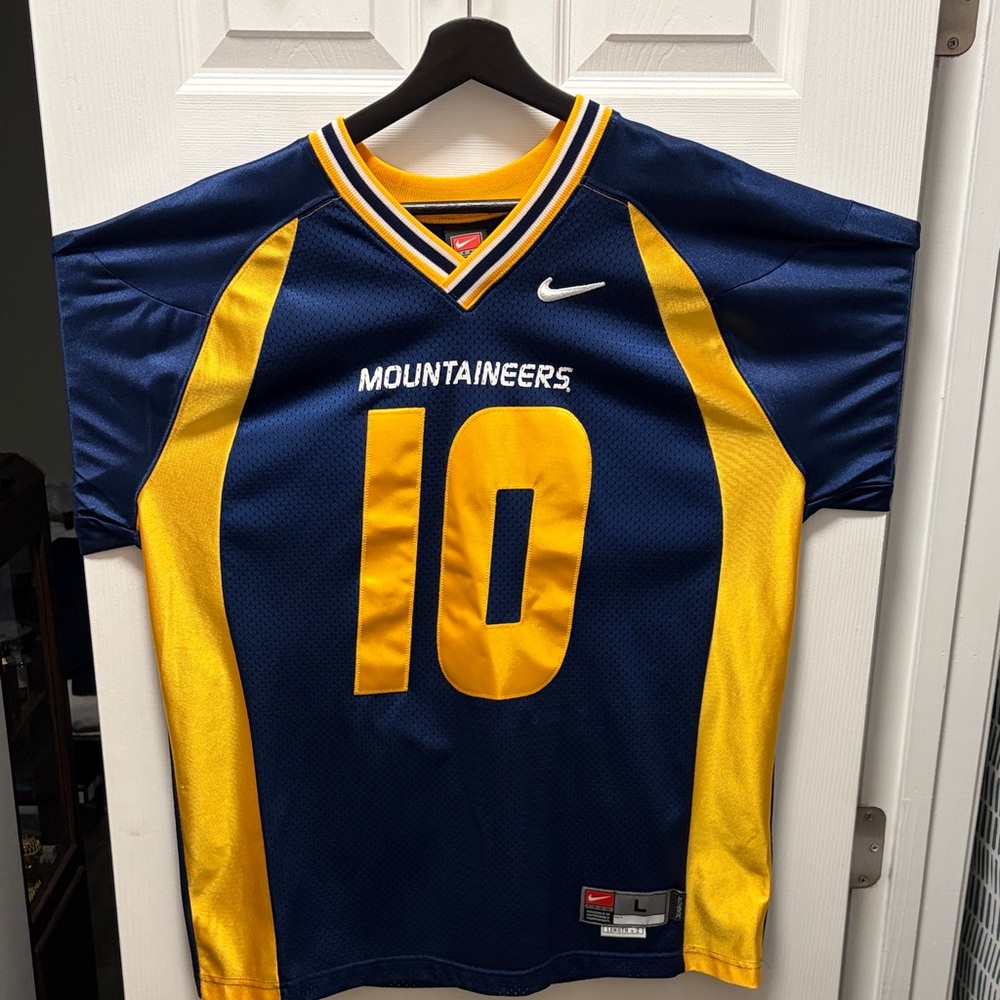 Nike Steve Slaton West Virginia Mountaineers Jersey Sz L